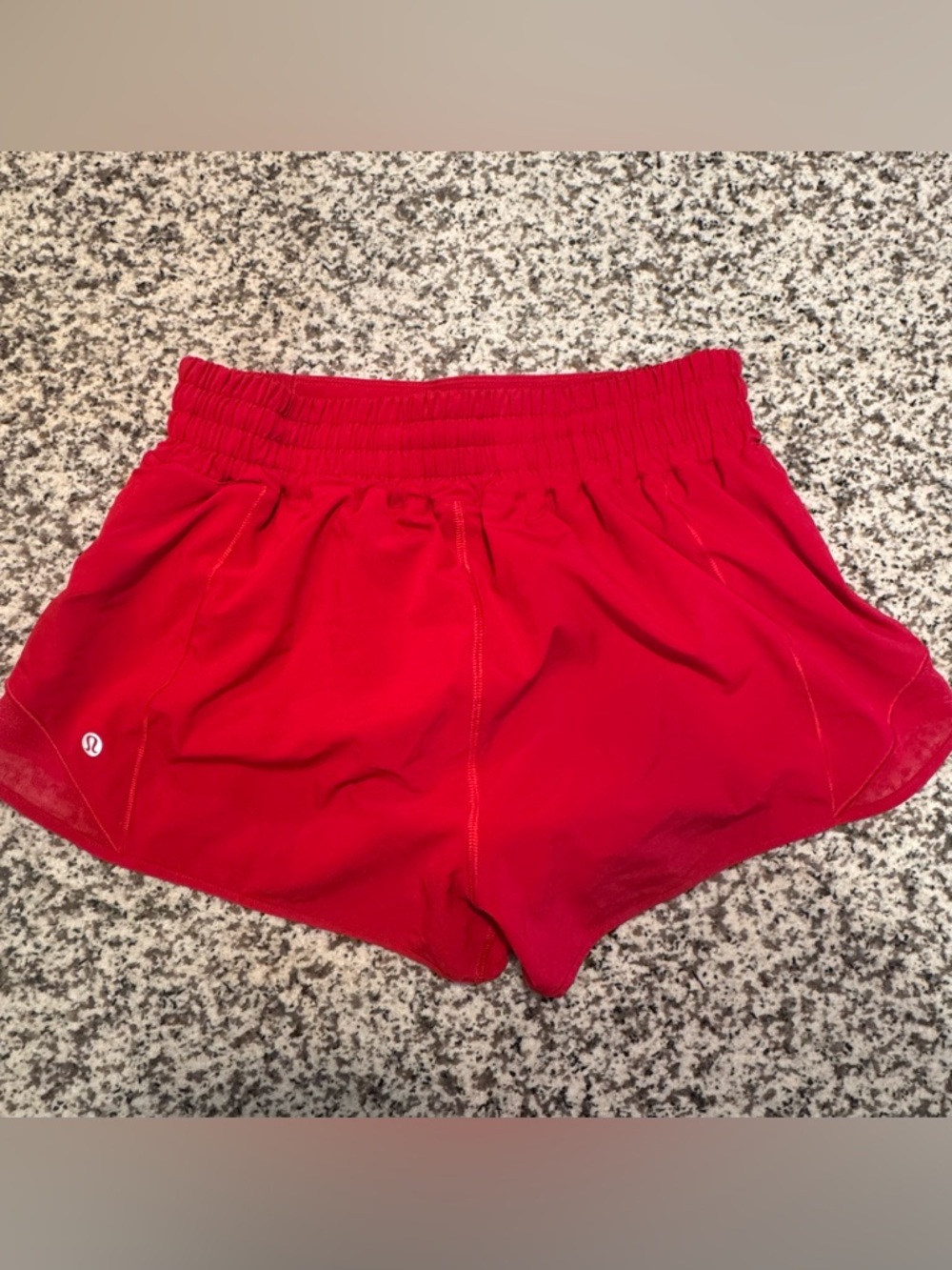 Lululemon Hotty Hot High-Rise 2.5” Running Shorts - Dark Red - Size 6 - Like New - Picture 2 of 4